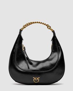Pinko Mini Brioche Bag Hobo Black 99313 фото