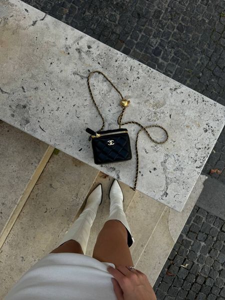 Chanel Mini Vanity Classic PREMIUM Гладка Шкіра [оригінальна коробка] pr0019 фото