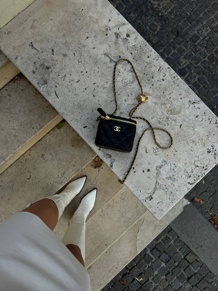 Chanel Mini Vanity Classic PREMIUM Гладка Шкіра [оригінальна коробка] pr0019 фото