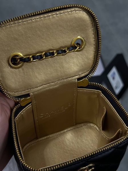 Chanel Mini Vanity Classic PREMIUM Гладка Шкіра [оригінальна коробка] pr0019 фото