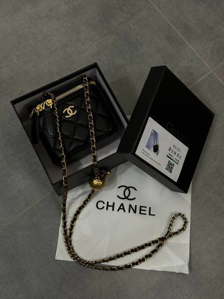Chanel Mini Vanity Classic PREMIUM Гладка Шкіра [оригінальна коробка] pr0019 фото