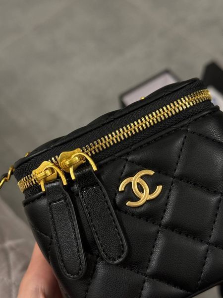 Chanel Mini Vanity Classic PREMIUM Гладка Шкіра [оригінальна коробка] pr0019 фото