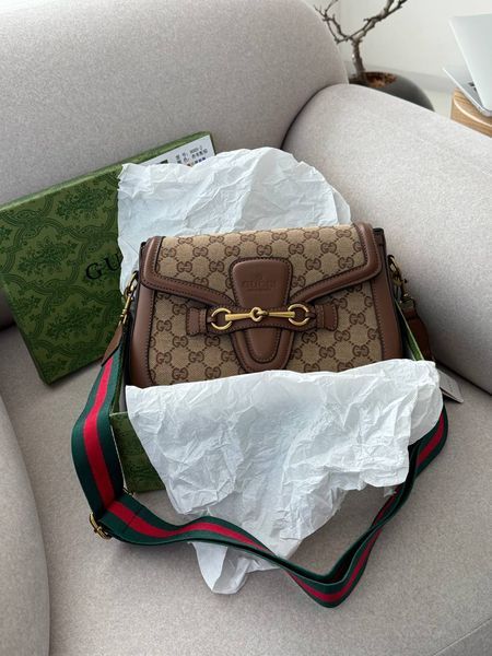 Gucci Lady Web GG Canvas Shoulder Bag [магнітна коробка] g02812 фото