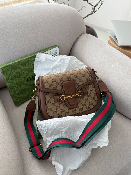 Gucci Lady Web GG Canvas Shoulder Bag [магнітна коробка] g02812 фото