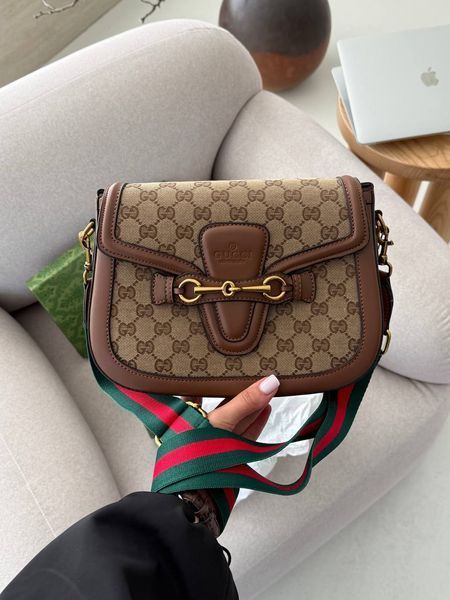 Gucci Lady Web GG Canvas Shoulder Bag [магнітна коробка] g02812 фото