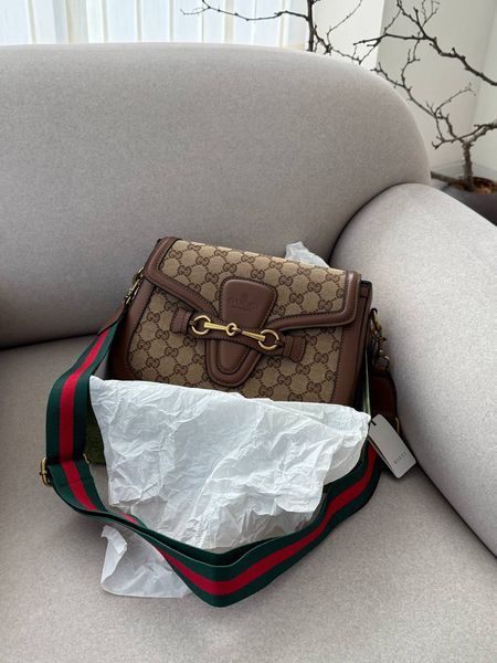 Gucci Lady Web GG Canvas Shoulder Bag [магнітна коробка] g02812 фото