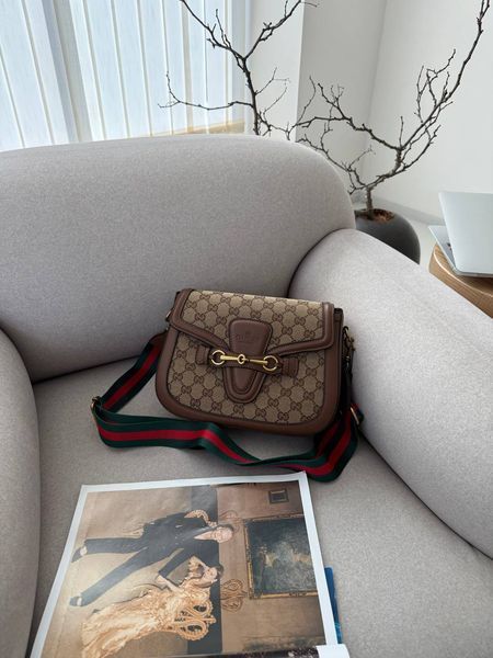 Gucci Lady Web GG Canvas Shoulder Bag [магнітна коробка] g02812 фото