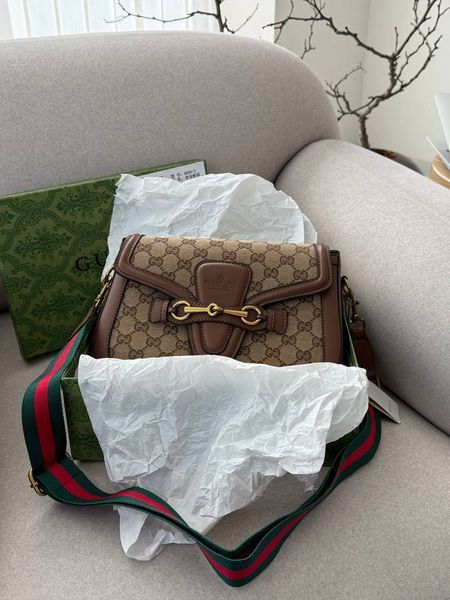 Gucci Lady Web GG Canvas Shoulder Bag [магнітна коробка] g02812 фото