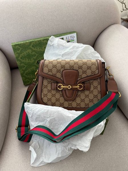 Gucci Lady Web GG Canvas Shoulder Bag [магнітна коробка] g02812 фото
