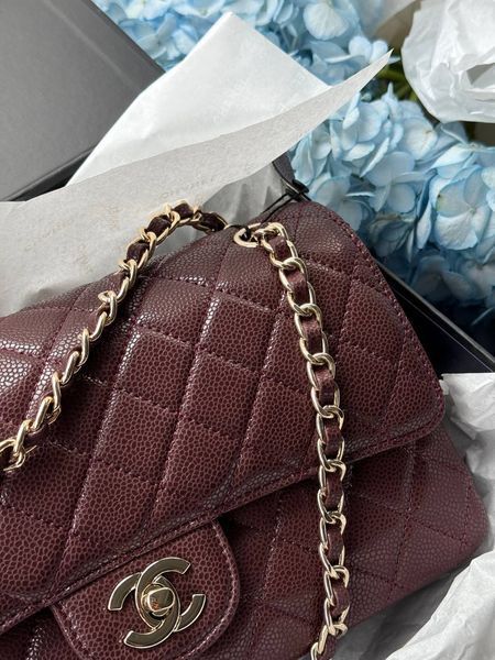 Chanel Classic 2.55 Medium Double Flap in Brown/Silver Магнітна Коробка pr2909 фото