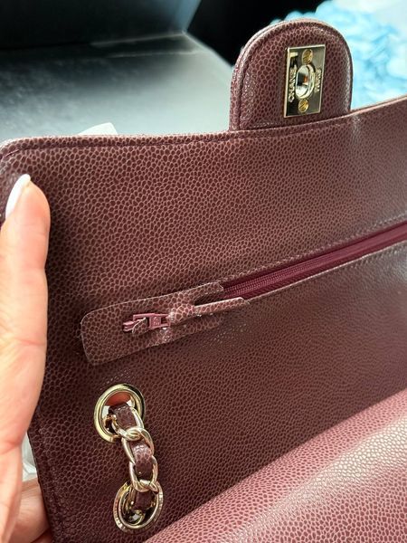 Chanel Classic 2.55 Medium Double Flap in Brown/Silver Магнітна Коробка pr2909 фото