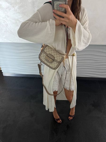 Gucci Horsebit 1955 Mini Bag Light Grey Soft [оригінальна коробка] pr02777 фото