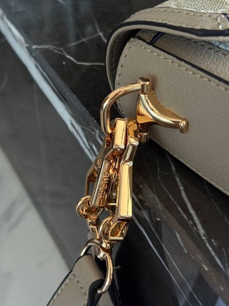 Gucci Horsebit 1955 Mini Bag Light Grey Soft [оригінальна коробка] pr02777 фото