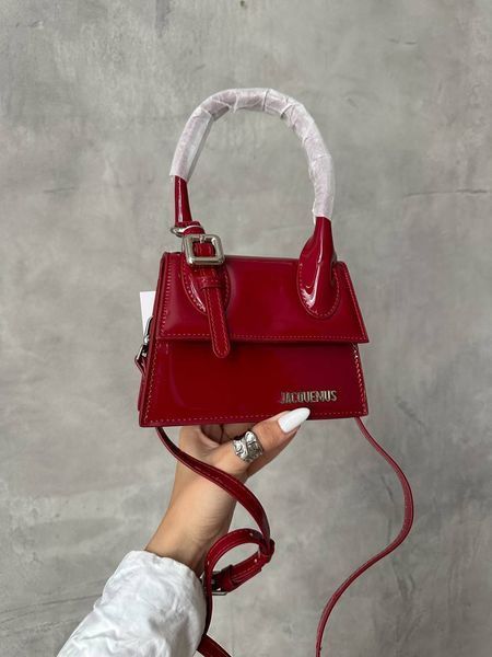 Jacquemus Le Chiquito Moyen Boucle Red pr1019 фото
