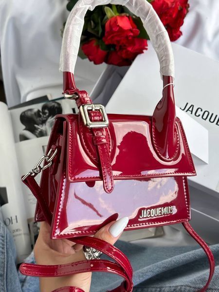 Jacquemus Le Chiquito Moyen Boucle Red pr1019 фото