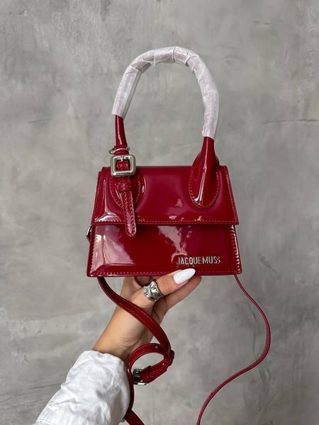Jacquemus Le Chiquito Moyen Boucle Red pr1019 фото