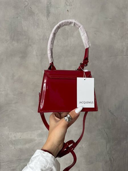 Jacquemus Le Chiquito Moyen Boucle Red pr1019 фото