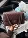 Chanel Classic 2.55 Medium Double Flap in Brown/Silver Магнітна Коробка pr2909 фото 12