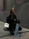Saint Laurent Manhattan Medium Leather Shoulder Bag Milk pr5121 фото 9