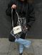 Saint Laurent Manhattan Medium Leather Shoulder Bag Milk pr5121 фото 6