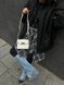 Saint Laurent Manhattan Medium Leather Shoulder Bag Milk pr5121 фото 3