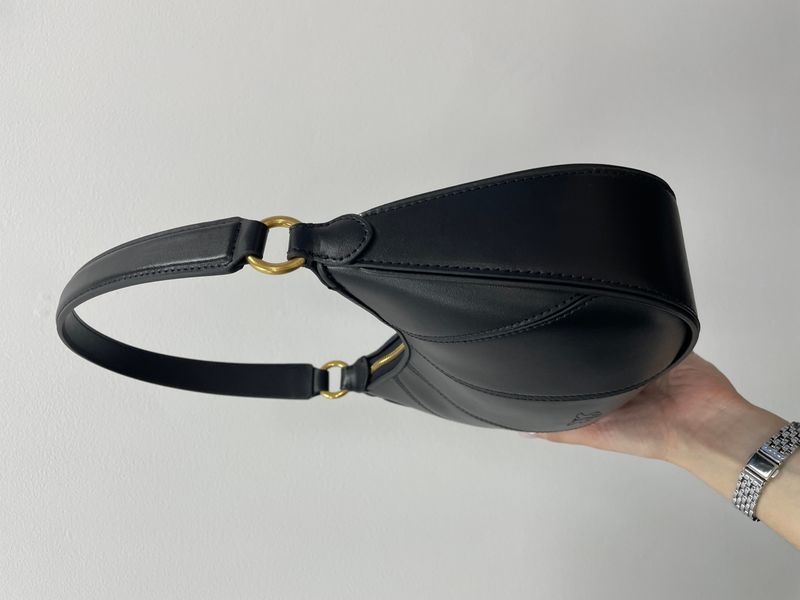 Pinko Hobo Bag Fine Grain Cow Leather Black 99310 фото