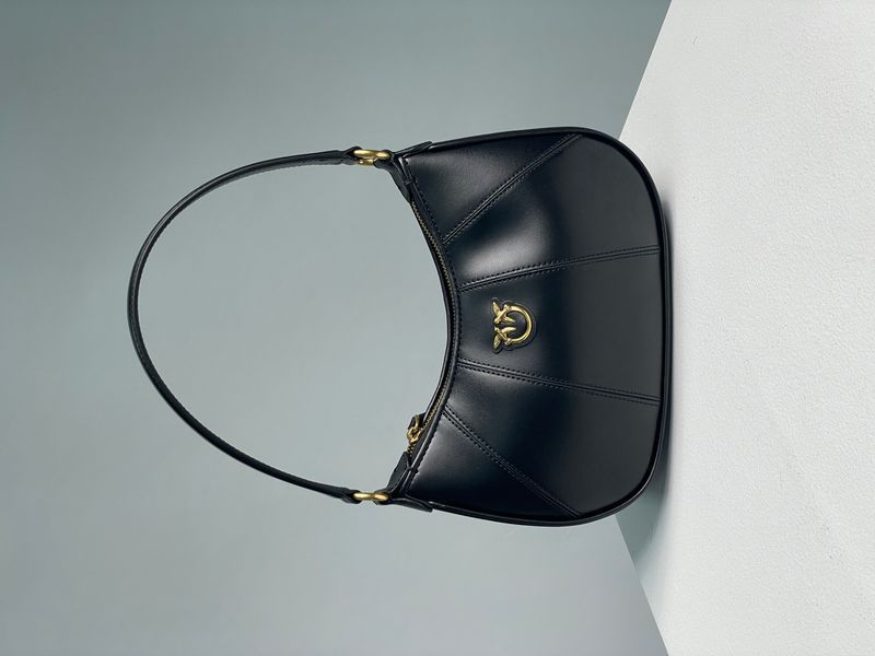 Pinko Hobo Bag Fine Grain Cow Leather Black 99310 фото