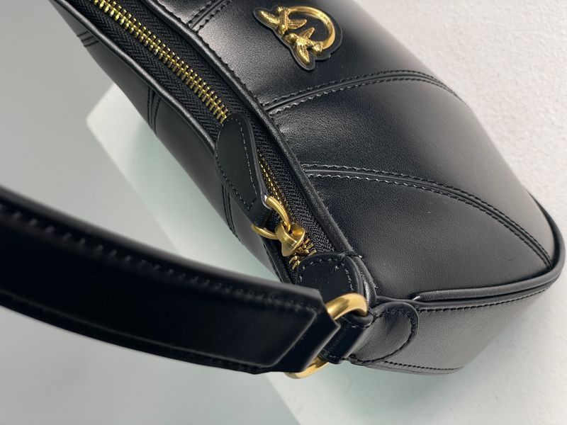 Pinko Hobo Bag Fine Grain Cow Leather Black 99310 фото