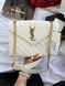 Saint Laurent Leather Envelope Chain Bag Milk pr5109 фото 19