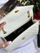 Saint Laurent Leather Envelope Chain Bag Milk pr5109 фото 12