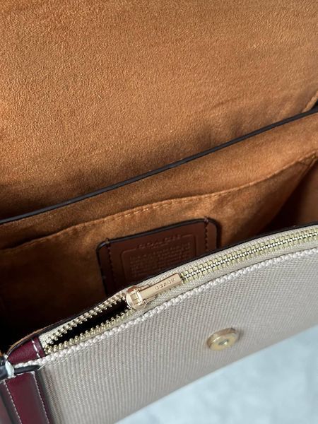 Coach Morgan Top Handle In Signature Canvas Brown Textile [крафтова коробка] co5015 фото