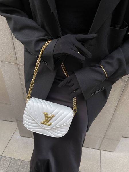 Louis Vuitton New Wave Multi Pochette Bag White/Gold pr0015 фото