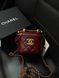 Chanel Classic Burgundy Lambskin Pearl Crush Mini Vanity Case Коробка магніт pr9909 фото 9