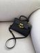 Herm&egrave;s Mini Kelly Black Gold Hardware Магнітна коробка H8212 фото 20
