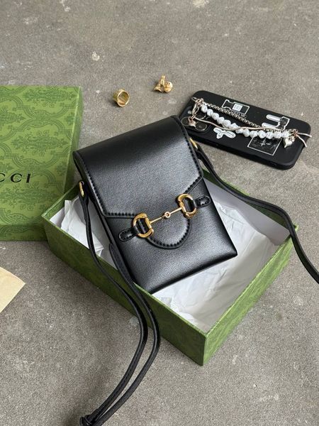 Gucci Horsebit 1955 Mini Bag Black [оригінальна коробка] pr0095 фото