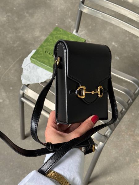 Gucci Horsebit 1955 Mini Bag Black [оригінальна коробка] pr0095 фото
