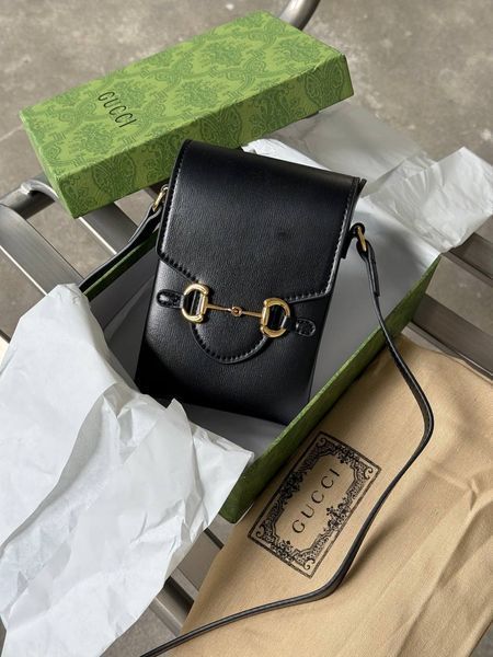 Gucci Horsebit 1955 Mini Bag Black [оригінальна коробка] pr0095 фото