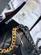 Chanel 19 Large Handbag Black/Gold [магніт коробка] pr88422 фото 10