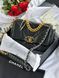 Chanel 19 Large Handbag Black/Gold [магніт коробка] pr88422 фото 2