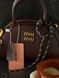 Miu Miu Leather Top-Handle Bag Brown оригинальна коробка] miu2501 фото 8