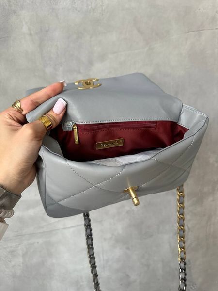 Chanel 19 Large Handbag Blue/Gold [магніт коробка] pr88424 фото