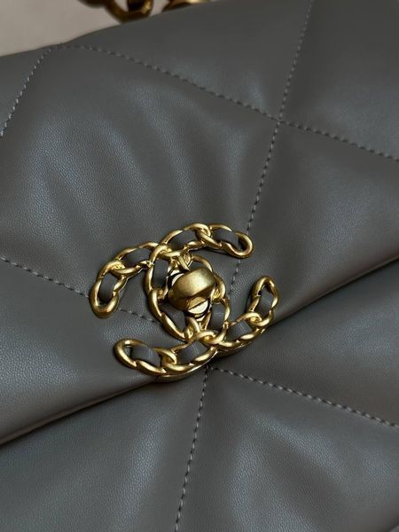 Chanel 19 Large Handbag Blue/Gold [магніт коробка] pr88424 фото