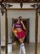 Форма cheerleader у стилі футбольного клубу з міні -спідничкою DO3866 фото 3