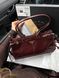 Prada Medium Leather Handbag Burgundy pr00116 фото 18