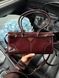 Prada Medium Leather Handbag Burgundy pr00116 фото 16