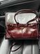 Prada Medium Leather Handbag Burgundy pr00116 фото 2