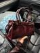 Prada Medium Leather Handbag Burgundy pr00116 фото 12