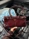 Prada Medium Leather Handbag Burgundy pr00116 фото 15