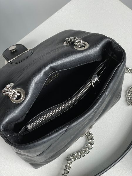 Pinko Baby Love Bag Puff Maxi Quilt Black/Silver  99209 фото