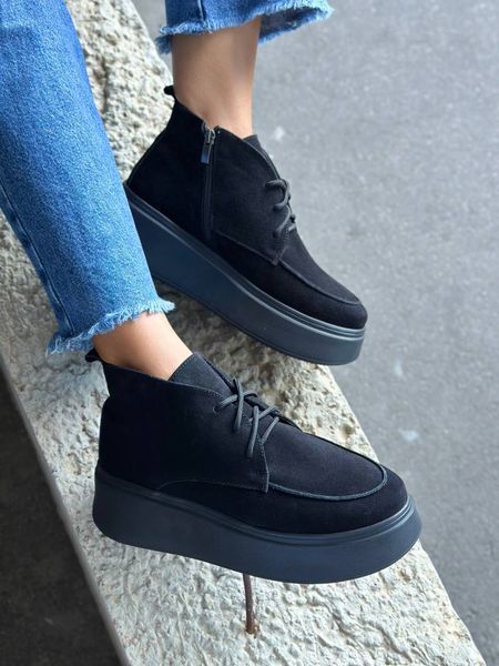 Замшеві черевики Noir Comfort 9931-1 фото